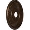 Ekena Millwork Berkshire PVC Medallion (Canopies up to 8 3/8"), 19"OD x 3 1/2"ID x 1"P, Metallic Mystic Brown CMP19BEAMB - alternate 4